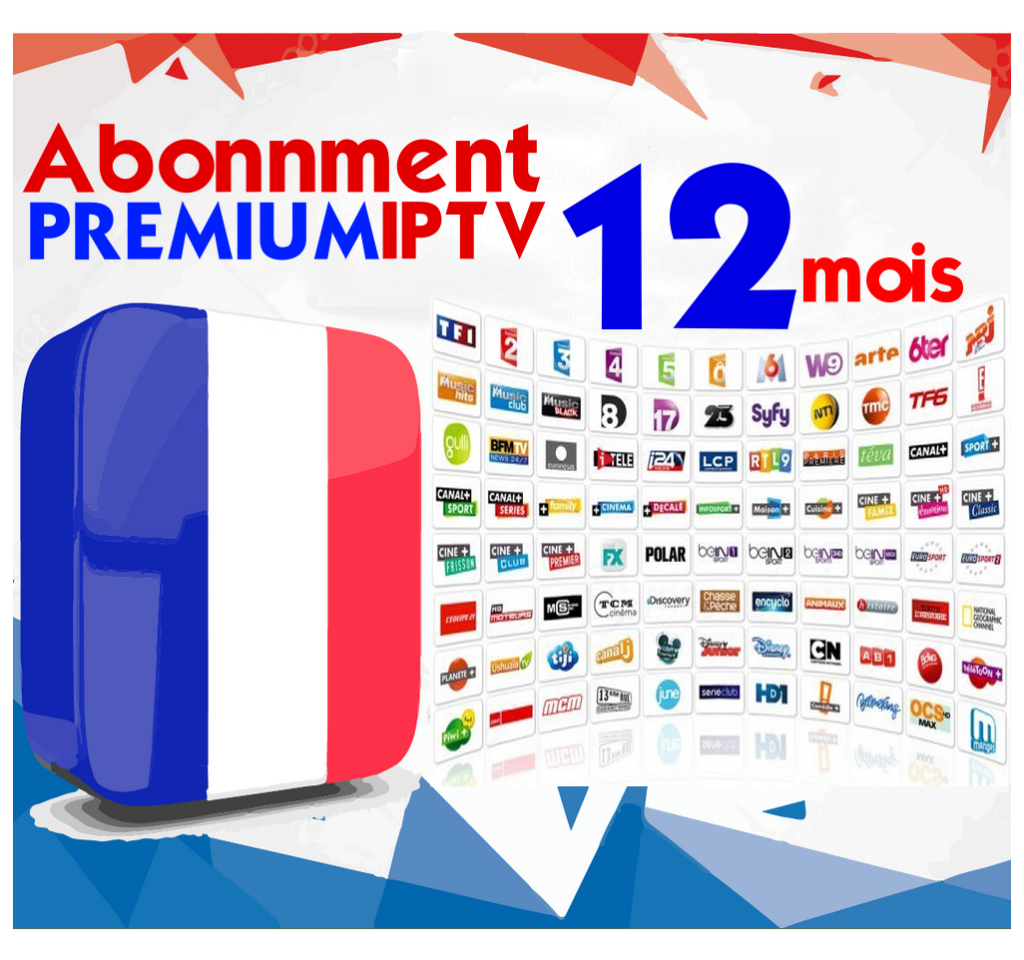 Abonnement IPTV 12 Mois